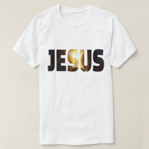 Kruis Christelijk Ontwerp Jezus Opstanding T-shirt