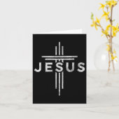 Kruis Christus Christelijk  Jezus Kruis Kaart (Gele Bloem)