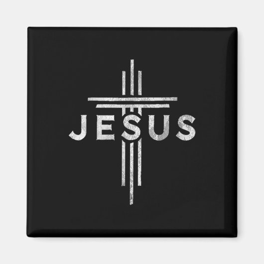 Kruis Christus Christelijk  Jezus Kruis Magneet (Voorkant)