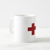 kruis, CPR: Koffie Pulmonaire reanimatie Koffiemok (Voorkant links)