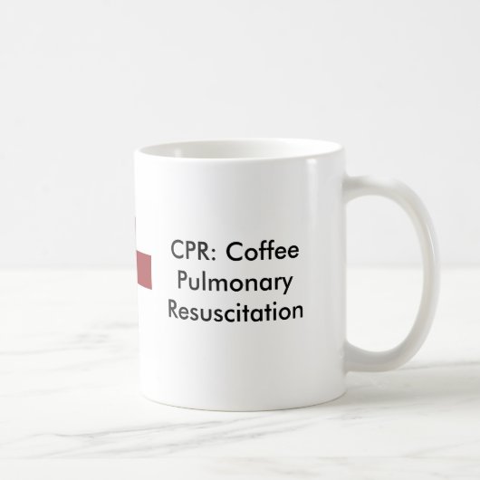 kruis, CPR: Koffie Pulmonaire reanimatie Koffiemok (Rechts)