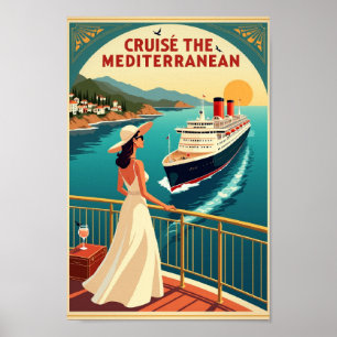 Kruis de Middellandse Zee – Luxe Reizen met een Vi Poster