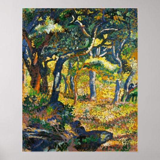 Kruis - Een Open plek in de Provence Poster (Voorkant)