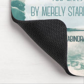 "Kruis een zee" Inspirerend Quote Muismat (Hoek)