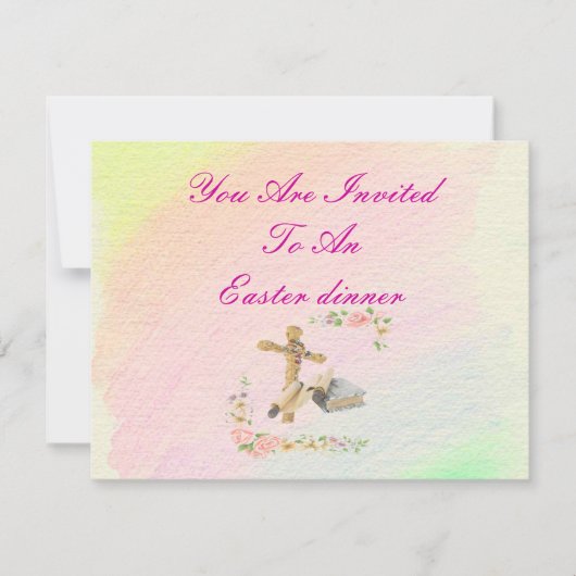 Kruis en Bijbel - Kaart (Voorkant)