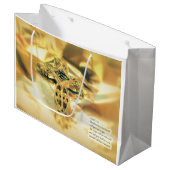 Kruis- en bijbelprijsopgave - christendom groot cadeauzakje (Voorkant Gekanteld)