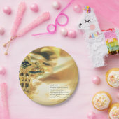 Kruis- en bijbelprijsopgave - christendom papieren bordje (Feest)