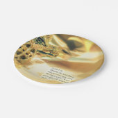 Kruis- en bijbelprijsopgave - christendom papieren bordje (Gekanteld)