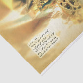 Kruis- en bijbelprijsopgave - christendom tissuepapier (Detail)