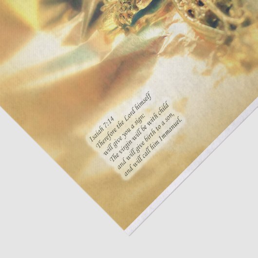 Kruis- en bijbelprijsopgave - christendom tissuepapier (Detail)