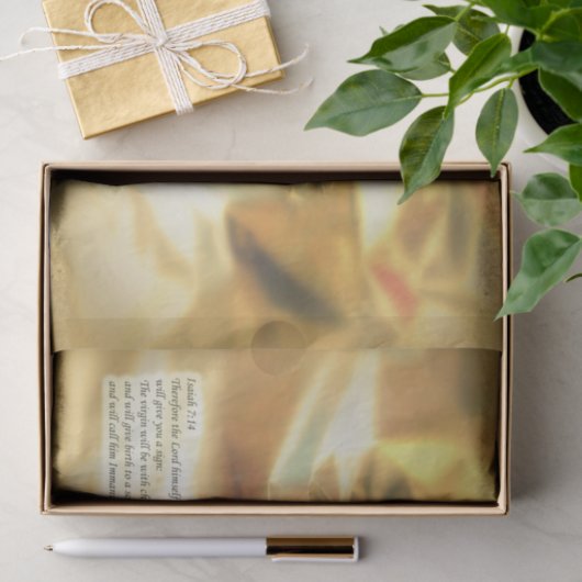 Kruis- en bijbelprijsopgave - christendom tissuepapier (Geschenk)