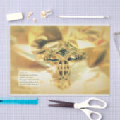 Kruis- en bijbelprijsopgave - christendom tissuepapier (Craft)