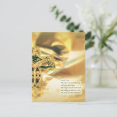 Kruis- en bijbelprijsopgave - Kerstmis Feestdagenkaart (Staand voorkant)