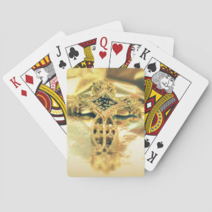 Kruis- en bijbelprijsopgave - Kerstmis Pokerkaarten