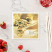 Kruis- en bijbelprijsopgave - Kerstmis Servetten (Insitu)