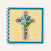 Kruis en Bloemen Notitieboek (Voorkant)