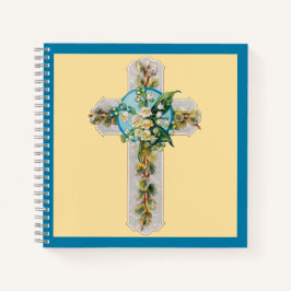 Kruis en Bloemen Notitieboek