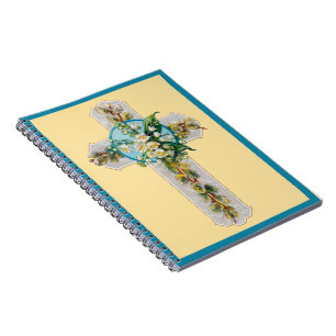 Kruis en Bloemen uit 1910 Notitieboek