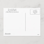 Kruis en Communie Paasfeest Briefkaart (Achterkant)