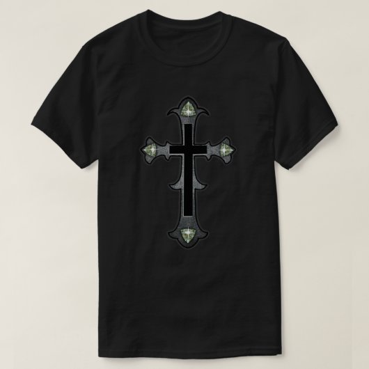 Kruis en diamanten t-shirt (Design voorkant)