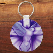 Kruis en duif sleutelhanger (Voorkant)