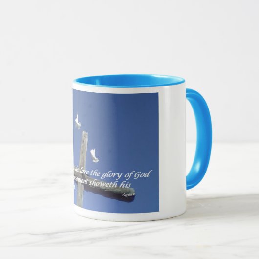 Kruis en duiken mok (Voorkant rechts)