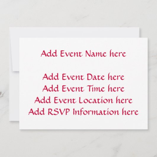 Kruis en hart 1 ( 3-D rood / paars ) Kaart (Achterkant)