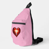 Kruis en Hart Sling Bag (Rechterhoek)