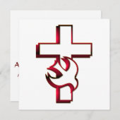 Kruis en Heilige Geest Kaart (Voorkant / Achterkant)