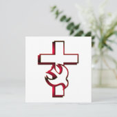 Kruis en Heilige Geest Kaart (Staand voorkant)