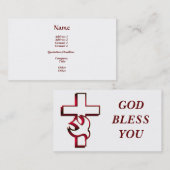 Kruis en Heilige Geest Visitekaartje (Voorkant / Achterkant)