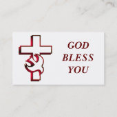 Kruis en Heilige Geest Visitekaartje (Achterkant)