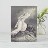 Kruis en Kroon Christelijk symbool Bedankkaart (Staand voorkant)