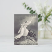 Kruis en Kroon Christelijk symbool Briefkaart (Staand voorkant)