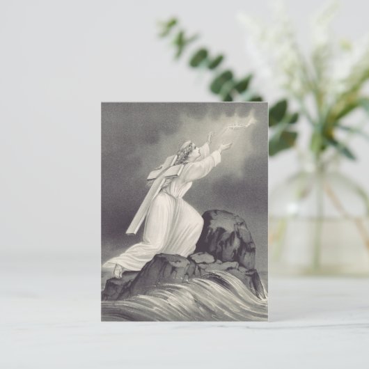 Kruis en Kroon Christelijk symbool Briefkaart (Staand voorkant)