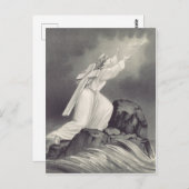 Kruis en Kroon Christelijk symbool Briefkaart (Voorkant / Achterkant)