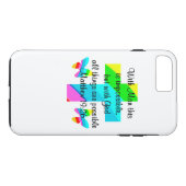  KRUIS EN REGENBOOG MATTHEÜS 19:26 ONTWERP Case-Mate iPhone CASE (Achterkant (Horizontaal))