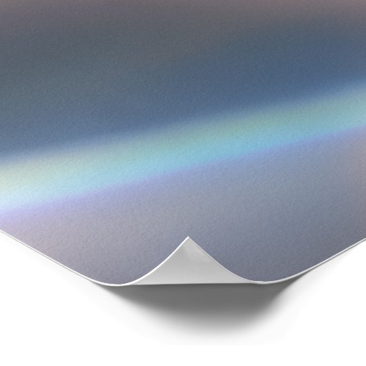 Kruis- en regenbooghemel poster (Hoek)