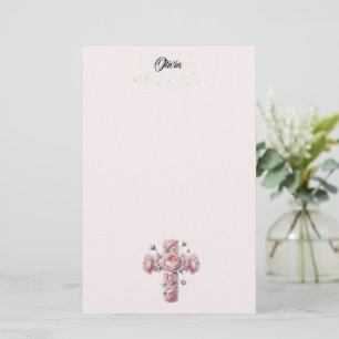 Kruis en Rozen Stationery Briefpapier