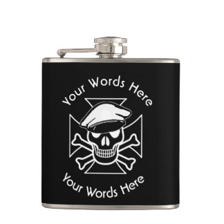 Kruis en schedel, dwarsbeenderen heupfles