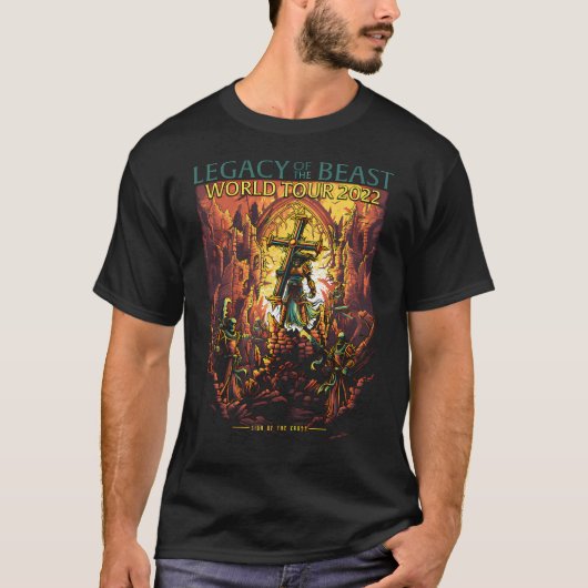Kruis en Skelet T-shirt (Voorkant)