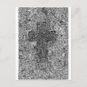 Kruis en symbolen briefkaart (Voorkant)