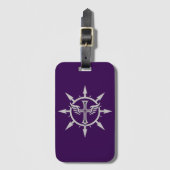 Kruis en Vleugels Embleem Bagagelabel (Voorkant (verticaal))