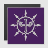 "Kruis en Vleugels Embleem" Magneet (Voorkant / Achterkant)