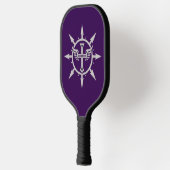 Kruis- en Vleugelsembleem Pickleball Paddle (Links)