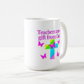 KRUIS- EN VLINDERDOCENTEN ZEGENEN DESIGN KOFFIEMOK (Voorkant rechts)