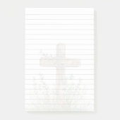 Kruis en wilde bloemen 3M Post-it® notities Notes (Voorkant)