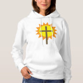 Kruis en zon hoodie (Voorkant)