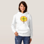Kruis en zon hoodie (Voorkant volledig)