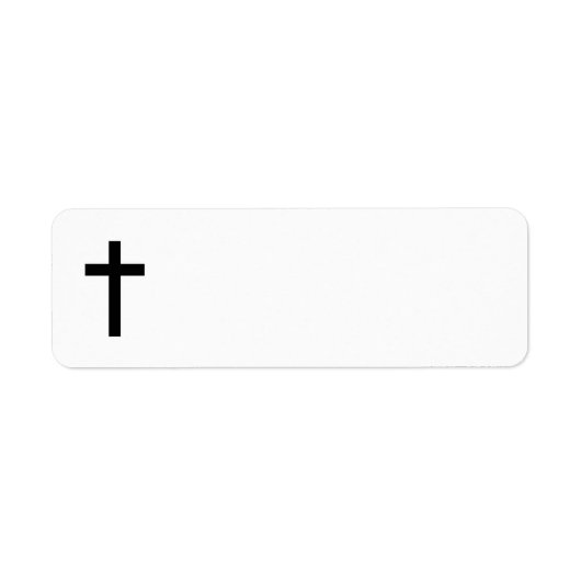 Kruis Etiket (Voorkant)